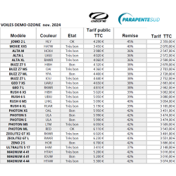 OZONE LISTE VOILES DEMO au...